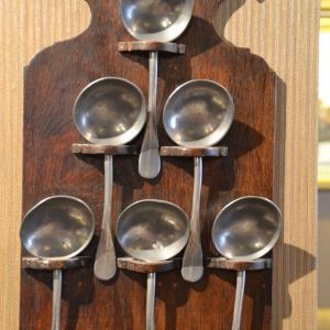 Hotel Fevery Bruges old tin spoons
