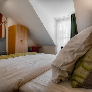 Hotel Fevery Bruges attic room with balcony S+